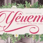 Font Candlescript Pro Việt hóa