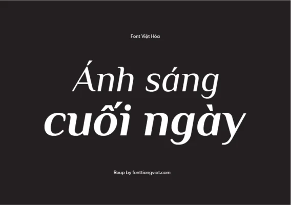 Font Việt hóa SVN - Time New Roman (trọn bộ)