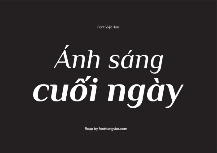 Font tiếng Việt Philosopher