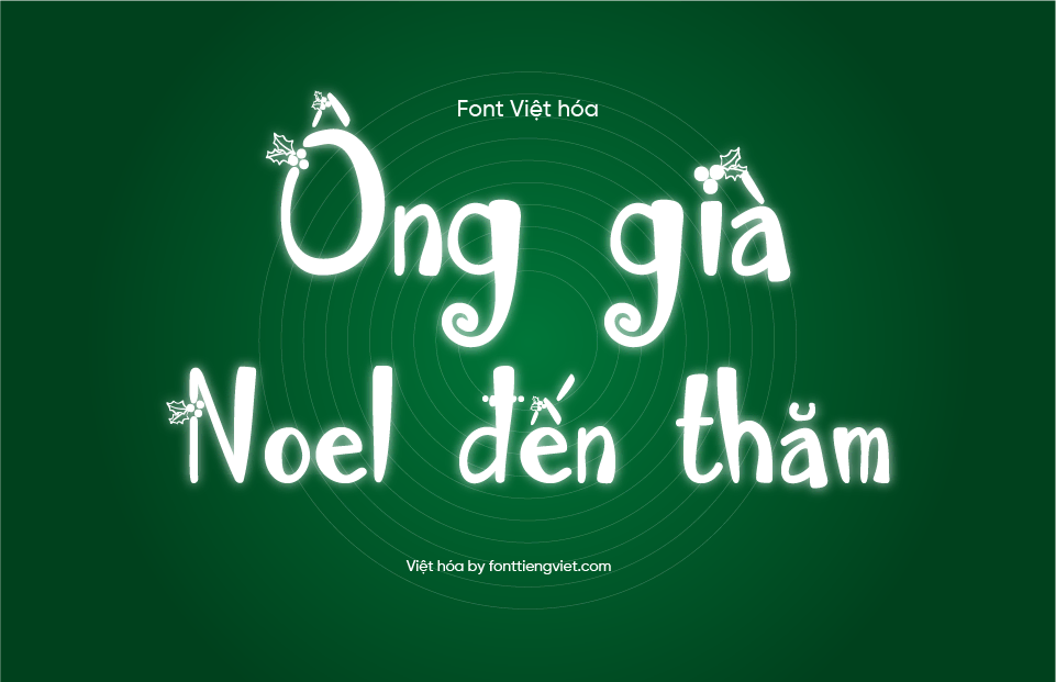 Font Việt hóa 1FTV Austie Bost Happy Holly