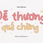 Font Việt hóa 1FTV Nakana