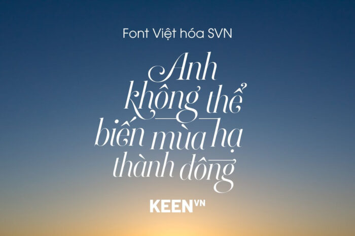 Font Việt hóa SVN Heroe Pro