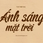 Font Việt hóa UVF Cider Script