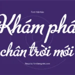 Font Việt hóa UVF Metro Script