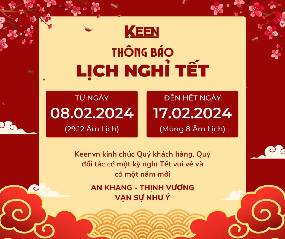 Poster Thông báo nghỉ Tết