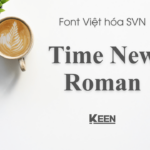 Font Việt hóa SVN - Time New Roman