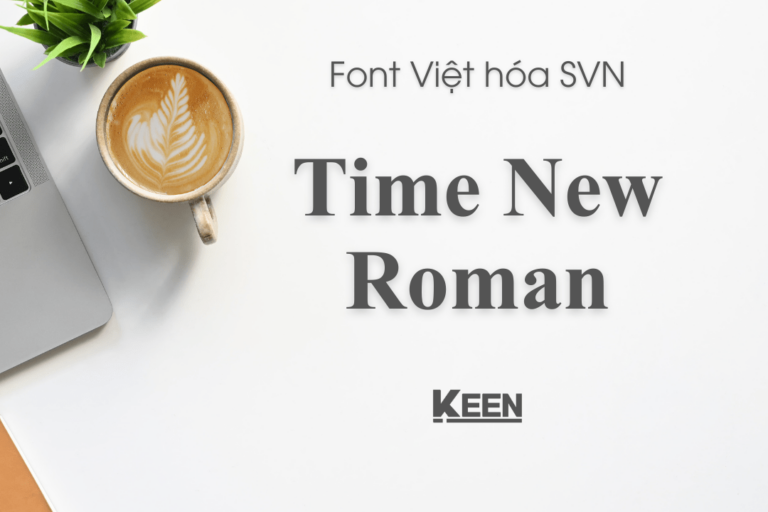 Font Việt hóa SVN - Time New Roman