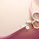 Gentle abstract background for March 8. Women's Day. Spring wallpaper