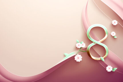 Gentle abstract background for March 8. Women's Day. Spring wallpaper