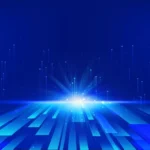 Blue light background