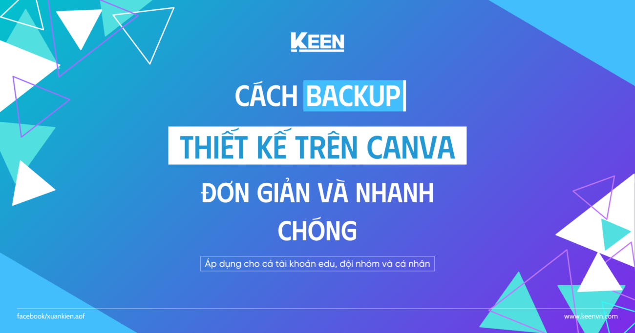 Cách backup thiết kế trên Canva đơn giản và nhanh chóng