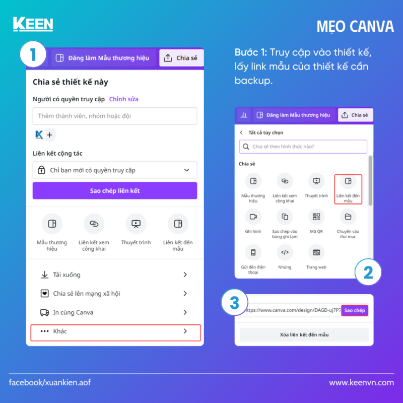 Cách backup thiết kế trên Canva