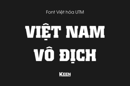 Font Việt hóa UTM Colossalis