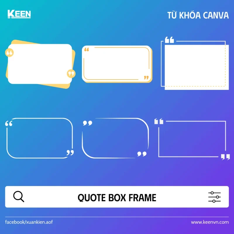 Quote Box Frame