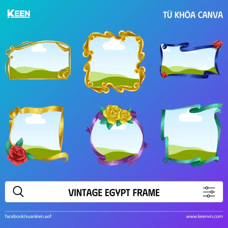 Vintage Egypt Frame