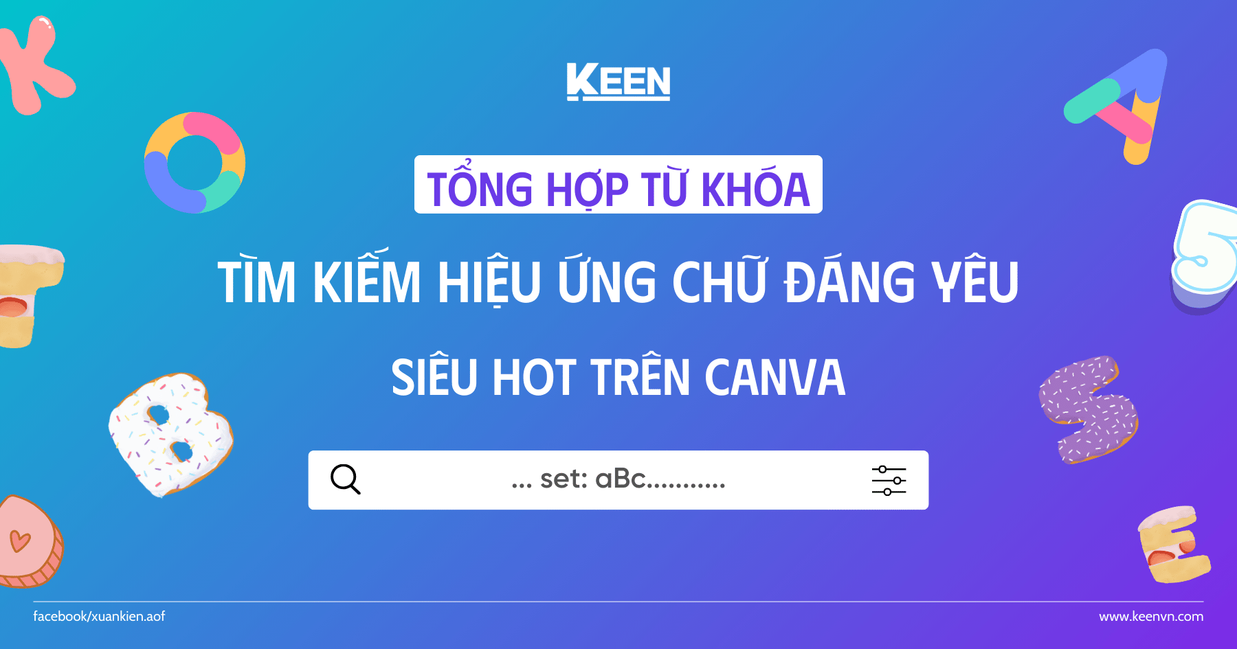 Tổng hợp từ khóa tìm kiếm hiệu ứng chữ đáng yêu trên Canva siêu hot