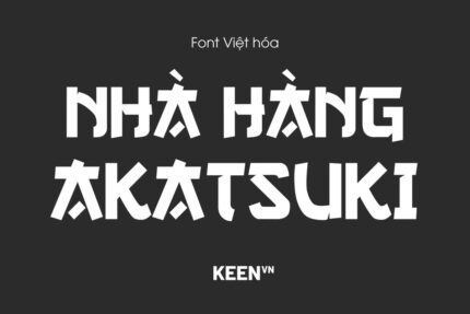 Font Việt hóa SVN Gang of Three