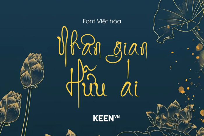 Font Việt hóa Fz Thư pháp Bút Bi