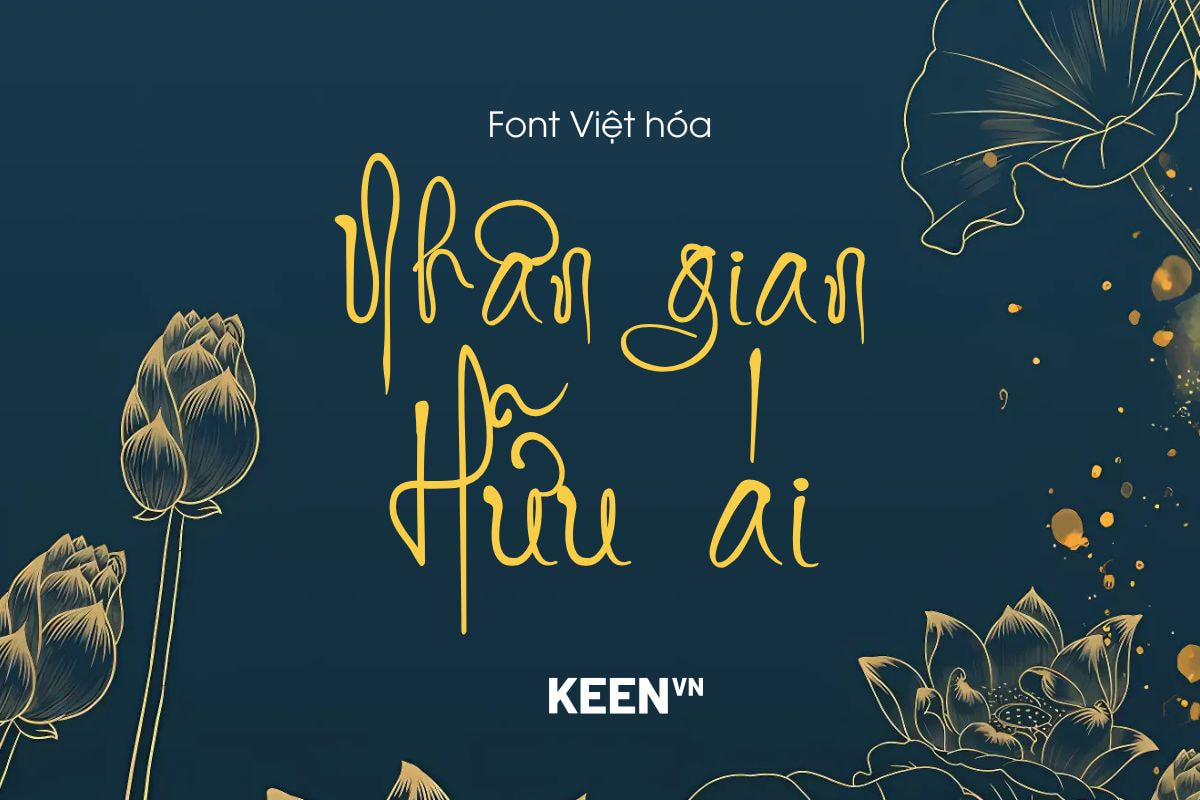 Font Việt hóa Fz Thư pháp Bút Bi