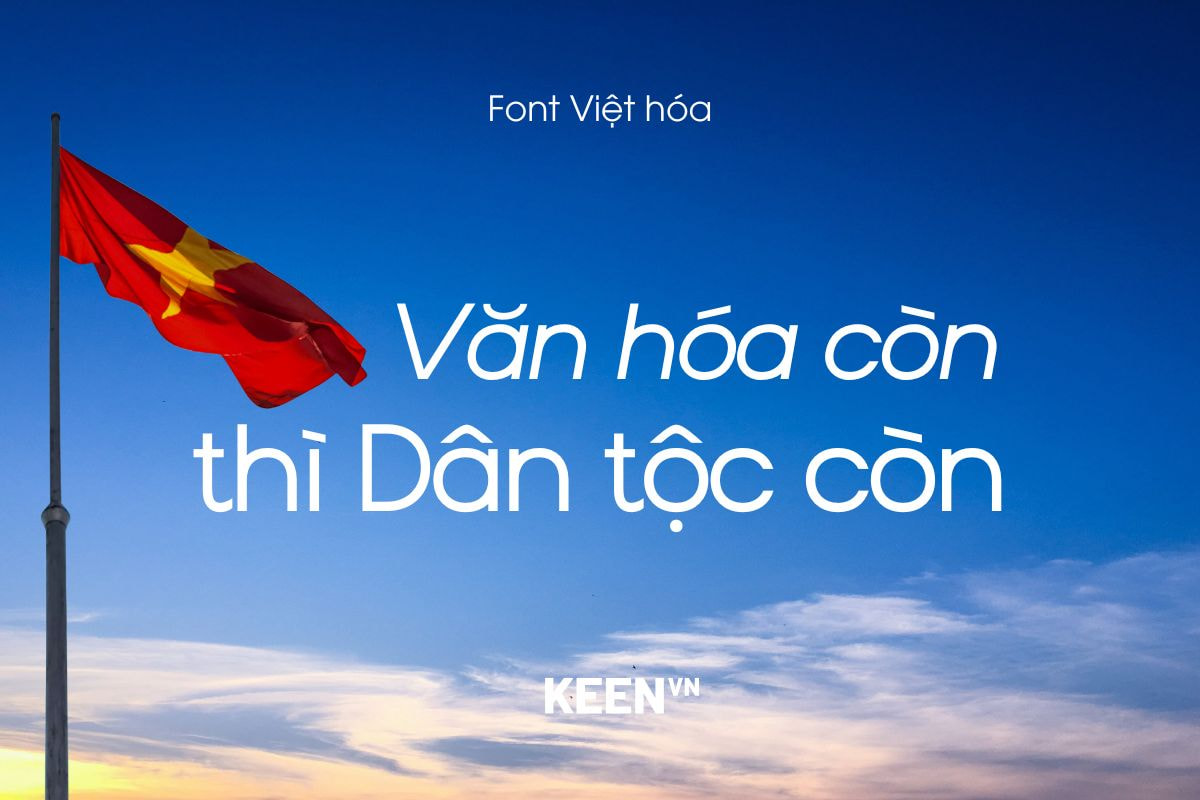 Font tiếng Việt Gánh (Ganh Typeface)