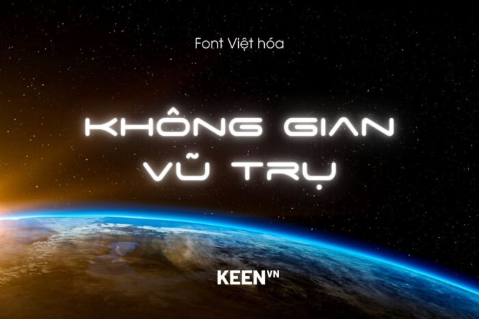 Font Việt hóa SVN Space Age