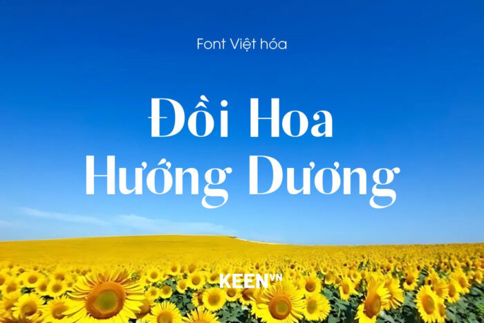 Font Việt hóa SVN Sunflora