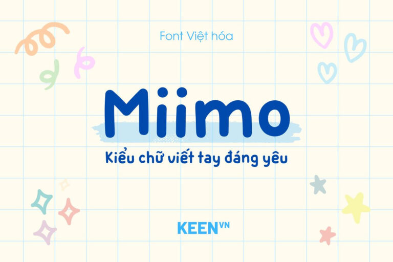 Font tiếng Việt Miimo Regular