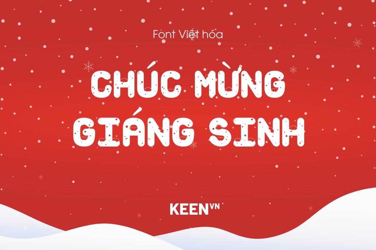 Font Việt hóa MTD Snow For Santa Font Việt hóa MTD Snow For Santa