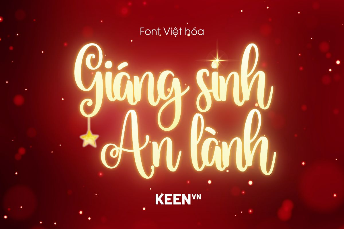 Font Việt hóa TH Christmas Wishes