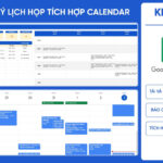 Quản lý lịch họp tích hợp Calendar Google Sheet