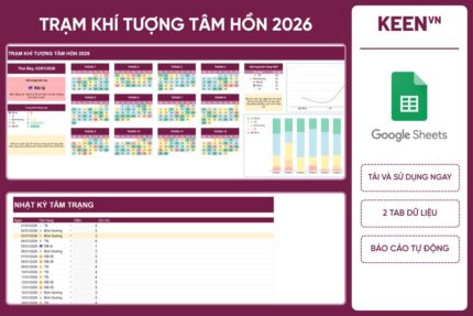 [GS-PLAN-005] Trạm khí tượng Tâm hồn 2026 Google Sheet