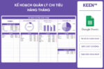 [GS-PLAN-006] Kế hoạch Quản lý Chi tiêu hàng tháng Google Sheet