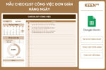 [GS-PLAN-009] Mẫu checklist công việc đơn giản hàng ngày