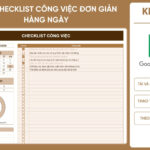 [GS-PLAN-009] Mẫu checklist công việc đơn giản hàng ngày