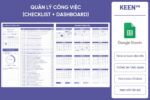 [GS-PLAN-016] Mẫu Quản lý công việc & Theo dõi Tiến độ nhân viên (Checklist + Dashboard) - Google Sheet