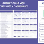 [GS-PLAN-016] Mẫu Quản lý công việc & Theo dõi Tiến độ nhân viên (Checklist + Dashboard) - Google Sheet