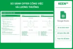 [GS-PLAN-017] Bảng so sánh Offer Công việc và Lương thưởng (So sánh cơ hội việc làm) Google sheet